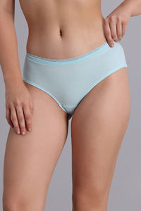 Zivame Dreamcatcher Regular Rise Full Coverage Hipster Panty - Starlight Blue — thumbnail 4
